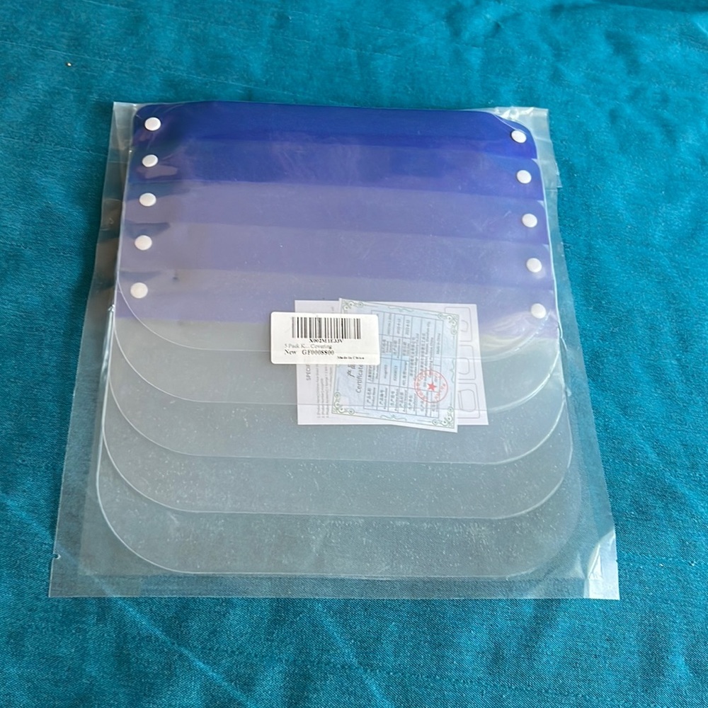 💝 10/$10 💝 NWT 5 Pack Kid’s Face Shields: Direct Splash Protection